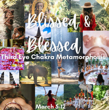 Load image into Gallery viewer, “Blissed &amp; Blessed” a retreat to Bali - A Heaven on Earth experience for Planetary Third eye Chakra Meta
